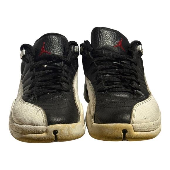 Nike Air Jordan 12 Retro Low Playoff Black White Mens Size 7.5 308317-001 - Picture 2 of 8